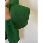 ZARA Textured Long Outerwear Jacket Green Size XS Photo 2