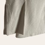 Love Token  Ivory Ribbed Knit Rabbit Fur Trim Off The Shoulder Sweater Size M Photo 2