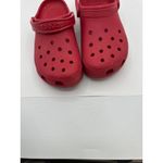 Crocs Size 10 Women Unisex Red Classic Clog Adjustable Strap Lightweight Photo 10