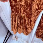 Free People Women’s 0 Say La Vie Velvet Flare Bell Bottom Wide Leg Cinaber Pants Photo 8