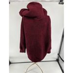 The North Face  Campshire Wrap Women’s Medium Large Sherpa Fleece Maroon Jacket Photo 11