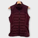 Lululemon Down For It All Vest Size 10 Red Photo 4