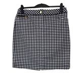 Jones New York  Black & White Skirt(Size 8) Photo 2