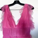 Maria Lucia Hohan Dress Iselin Tulle Maxi Birthday Fun Wedding Pink 4 GUC Photo 4
