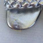 ROCK & CANDY Khamie Women’s Heeled Silver Braided Sandal‎ Size 8 NEW NO BOX Photo 8