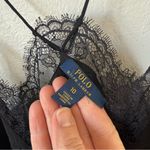 Ralph Lauren Polo  Black Silk Lace Cami Sz 10 Photo 4