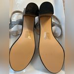 Touch Ups NEW Silver Moxie Wedge Sandal Heel Wedding Prom Formal 9.5 $70 Photo 6
