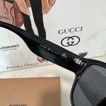 Burberry  luxxotica Orange and White Patterned Sunglasses Photo 11