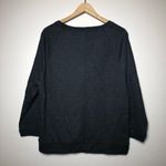 Victoria's Secret Victoria’s Secret Charcoal Gray Sequin Sweatshirt Photo 1
