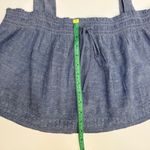 American Eagle  AE Chambray Swing Cami X-large XL NWT New Blue Embroidered Boho Photo 10