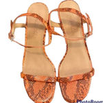 Madewell ✨ HP✨NWOT✨The Hollie Ankle-Strap Sandal in Snake Embossed Leather✨ Photo 0