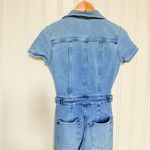 Good American  Light Blue Denim Overalls 0 Photo 9