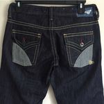 Roxy Womens Dark Wash Denim Mid Rise Relaxed Fit Casual Slim Straight Leg Jeans Photo 4