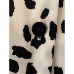 Cupshe Black White Spotted Blazer Long Sleeve Button Up Blouse Women's Size XS Photo 10