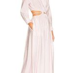 Young Fabulous and Broke NWT YFB Derby in Violet Purple V-neck Cutout Maxi Dress S Photo 1