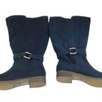 Journee Collection NWOT  navy blue extra wide calf boots Photo 5