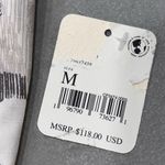 NEW Free People FP Movement Off The Grid Printed Ivory Hooded Vest size Medium Gray Photo 9