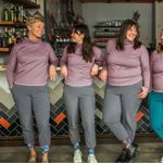 Youer Women’s In Reach Pullover Turtleneck Longsleeve in Inversion Purple XL Photo 1