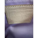 Coach  Leah Yellow Shoulder Bag Signature Embossed Design Women's Handbag Photo 2