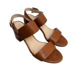 Cole Haan  Avani City Tan Leather Heel Sandal 8.5 Photo 0