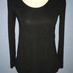 Veronique Maternity Heather Grey Log Sleeve Top Gray Size undefined Photo 0