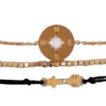 Free People new Loren Olivia ➪ aso FP ➪ 14KGP Boho Arrow Bracelet 3 Piece Set ➪ Photo 0