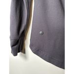 Lululemon Cowl Neck Hoodie Pull Over Sweatshirt Black Athleisure Pilates Size 6 Photo 3