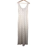 Lovers + Friends Crochet Maxi Dress Cream Sleeveless Scoop Neck Beach Cover Up L Photo 1