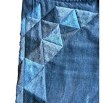 Free People Sandrine Rose Los Angeles black wide leg embroidered jeans size 24 Fray Hem Photo 12