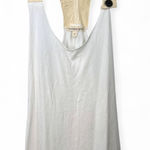 ARTISAN BOUTIQUE S Tank Top Leather Accent White Sleeveless Blouse Women Photo 0