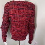 J.O.A. Red Cotton Street Heat Chunky Sweater Photo 7