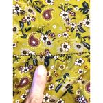 Three Stars Dress Sz Large Floral Ruffle Tiered Prairie Bohemian Boho Festival Photo 10