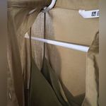 Uniqlo  Cotton Tiered 3/4-Sleeve Mini Dress khaki green Photo 6