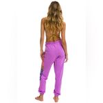 Aviator Nation  Neon Purple Logo Sweatpants Venice New XL Photo 2