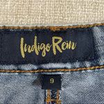 Indigo Rein Distressed & Shredded Jean Shorts Photo 9