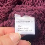 Altar'd State  Chenille Burgundy Womens Sweater Sz M Preppy Boho Cozy Cottagecore Photo 10