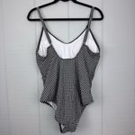 Kona Sol NWT  Black White Gingham One Piece Bathing Suit Swim Ocean Beach XL(16) Photo 1