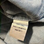 SO  juniors size small lace up LE shirt v neck cuffed sleeves round hem twill NWT Photo 6