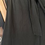 SIMKHAI Silk Mini dress Quince long sleeve bow high neck moss olive ruffle hem Green Size M Photo 13