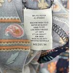 Tiffany Grey Floral Bar Blouse Petite Medium‎ Blue Size undefined Photo 4