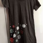 Snowflake Sleep Shirt, Medium Gray Photo 0