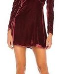 Tularosa Sawyer Velvet Dress Red Wine NWT Photo 0
