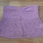 American Eagle  Cropped Crochet Tube Top Size Large Photo 0