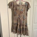 Free People Beautiful  floral sheer mini dress with tiered bottom + embellishment Photo 5