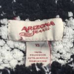 Arizona Jeans Arizona Jean Chunky Black White Striped Sweater XS Fuzzy Soft Comfy Extra Small Photo 1