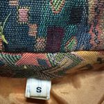 Etienne Aigner Vintage Tapestry Blazer Jacket Lined Fall Artsy Whimsical Photo 3