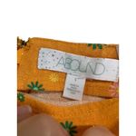 Abound ‎ Orange Asterisk Floral Linen Mini Skirt Size Small NEW Photo 2