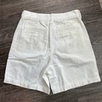 Madewell NWT  Harlow Pleated Shorts In White Size 24 Photo 3
