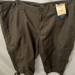 st. john's bay St John’s Bay: Brown Khaki Crop Mid-Rise Pants- 18 Photo 12