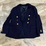 Brooks Brothers  Women’sBlazer  Double Breasted Double Knit Blazer  Size 14 Navy Photo 1